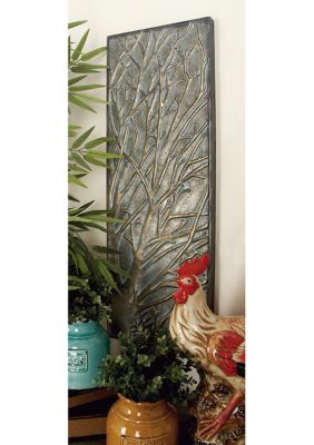 Rustic Metal Wall Decor - Set of 4