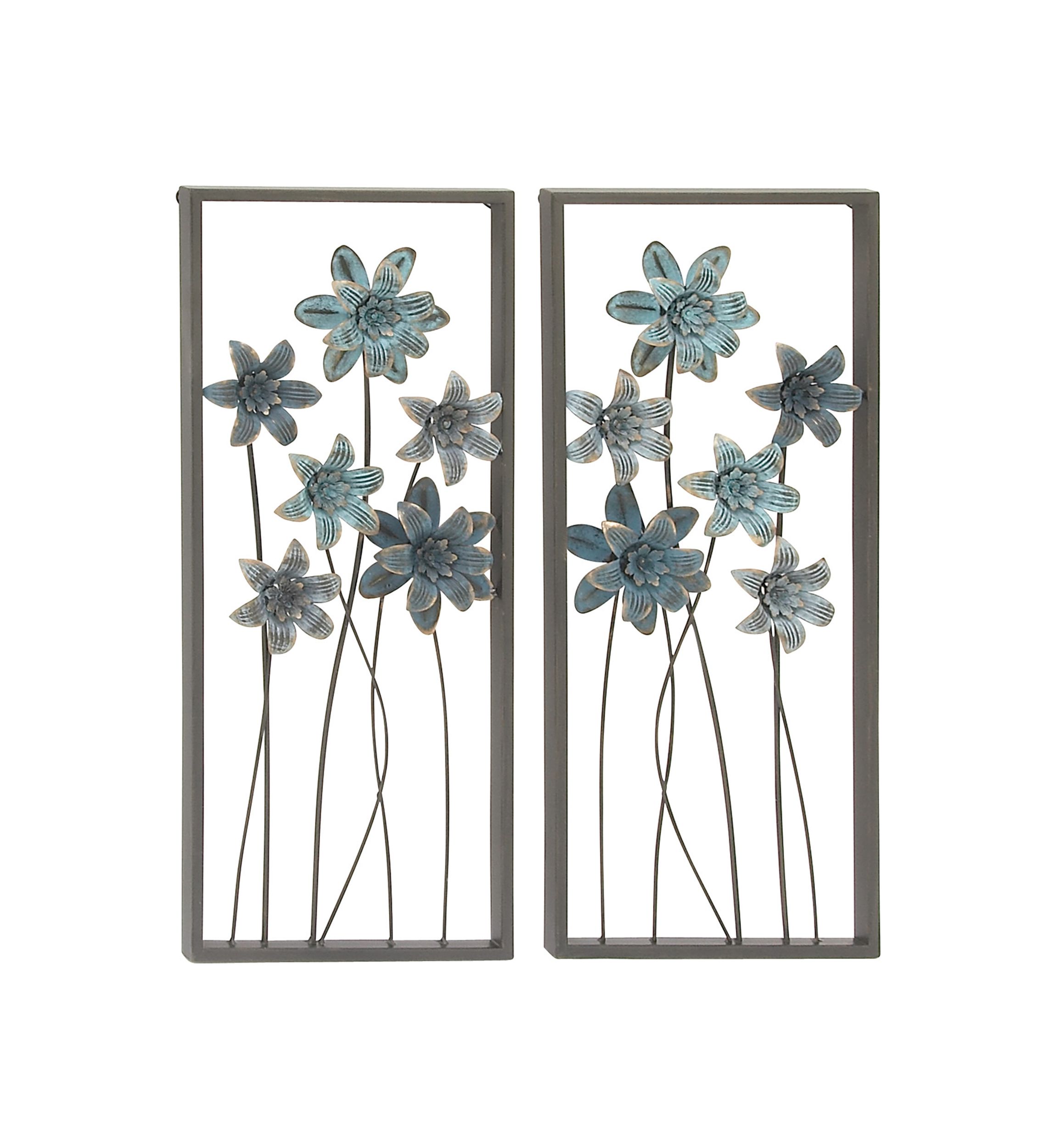 Traditional Metal Wall Decor - Set of 2