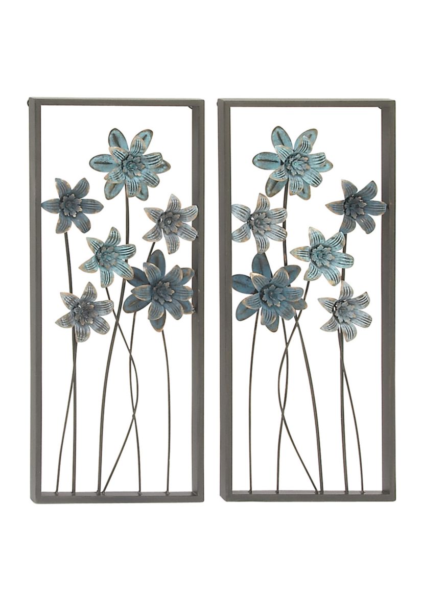 Traditional Metal Wall Decor - Set of 2