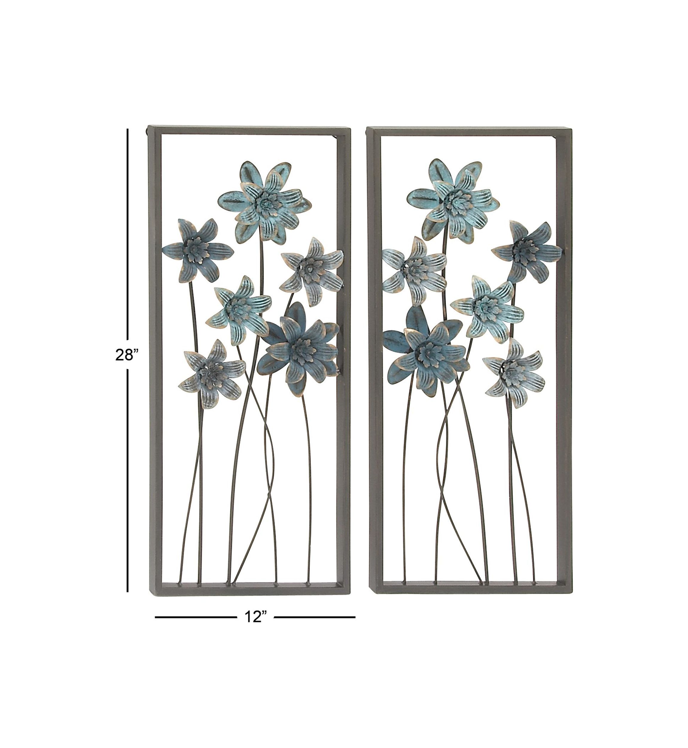 Traditional Metal Wall Decor - Set of 2
