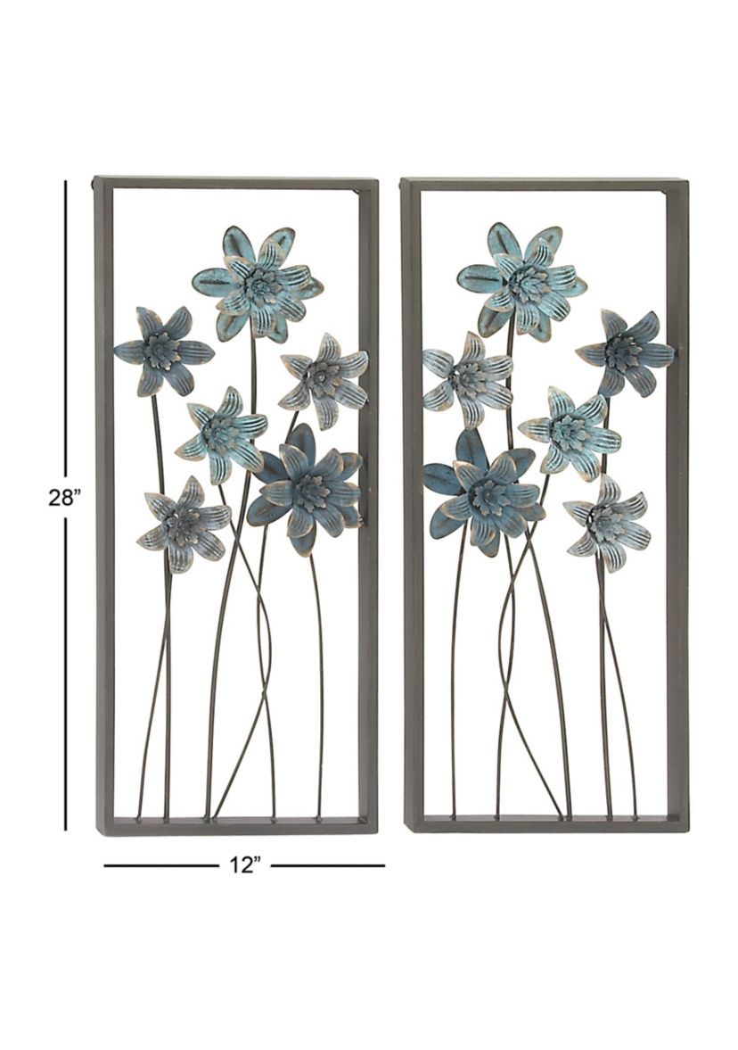 Traditional Metal Wall Decor - Set of 2