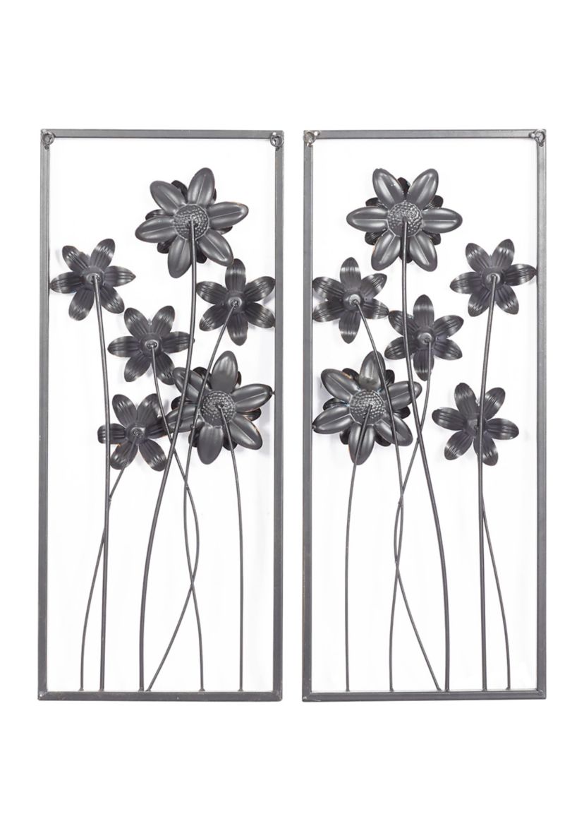 Traditional Metal Wall Decor - Set of 2