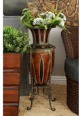 Wicker Floor Vase (in-store pickup only)