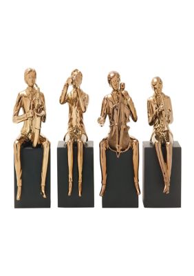 Modern Porcelain Ceramic Sculpture - Set of 4