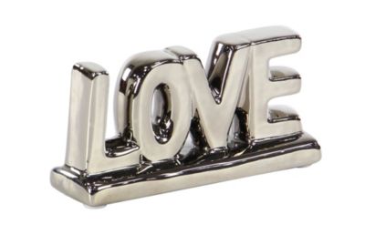 Glam Porcelain Ceramic Decorative Sign - Set of 2