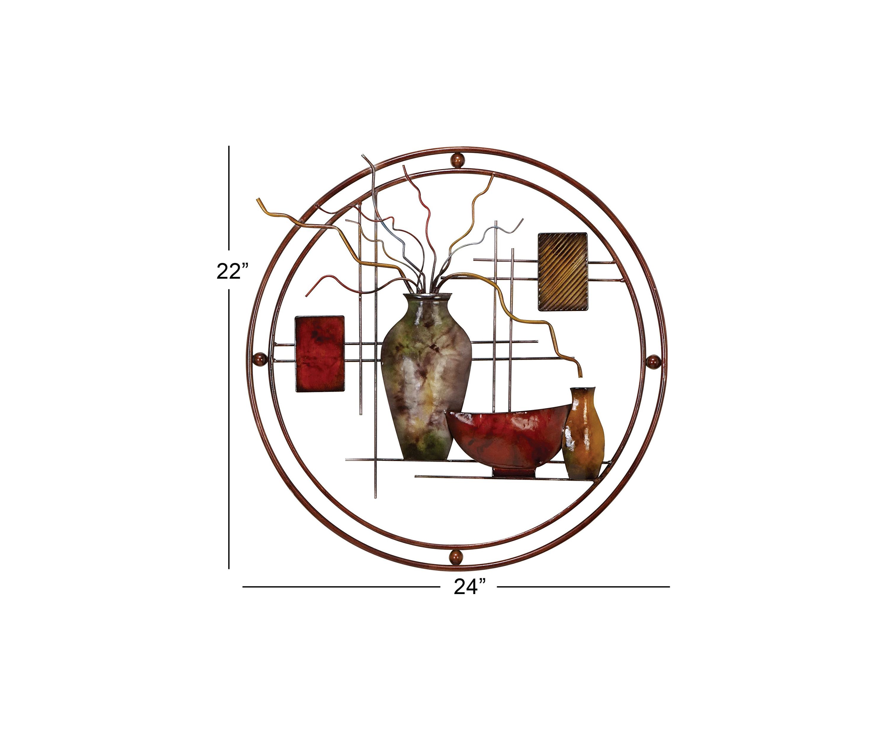 Monroe Lane Traditional Metal Wall Decor | Belk