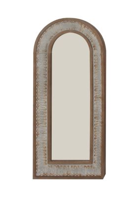 Farmhouse Wooden Wall Mirror