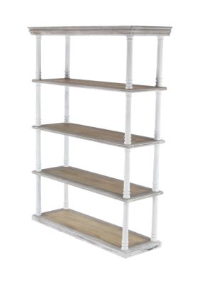 Farmhouse Wooden Shelving Unit