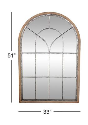 Farmhouse Metal Wall Mirror