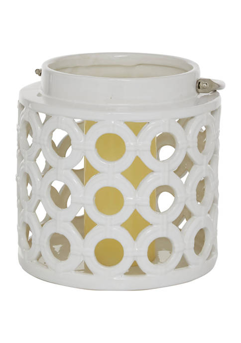 Monroe Lane Ceramic Contemporary Lantern