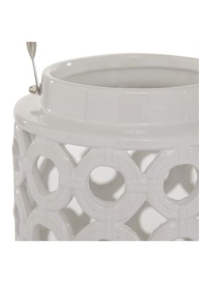 Contemporary Ceramic Candle Lantern