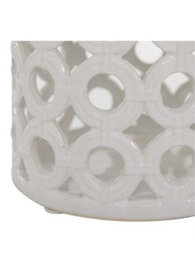 Contemporary Ceramic Candle Lantern