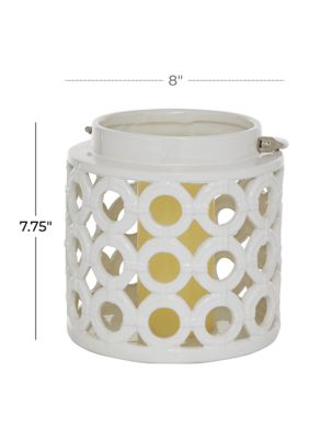 Contemporary Ceramic Candle Lantern