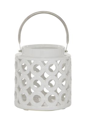 Contemporary Ceramic Candle Lantern