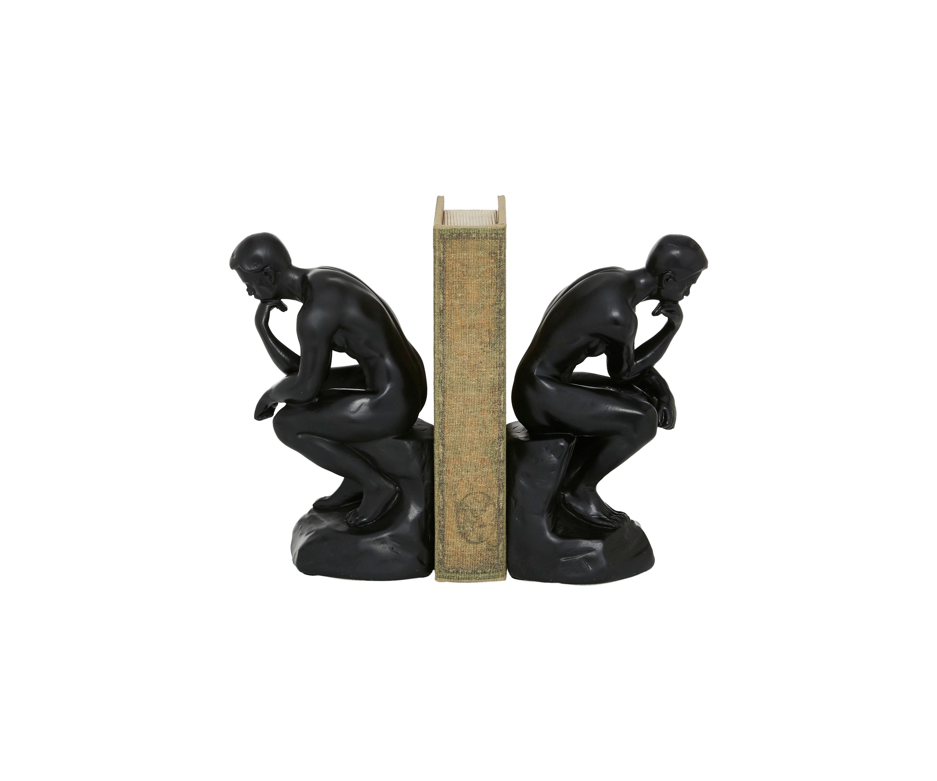 Vintage Polystone Bookends - Set of 2