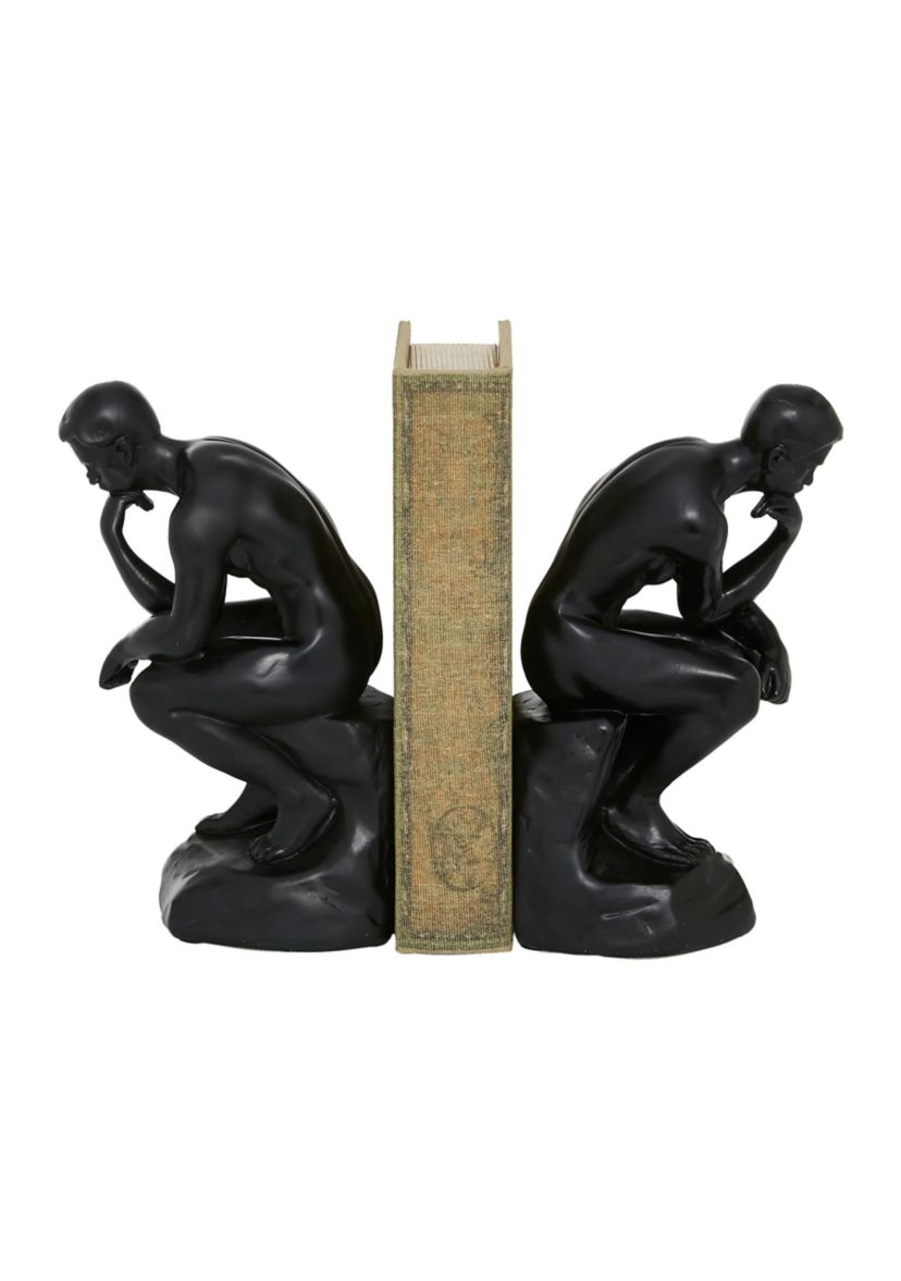 Vintage Polystone Bookends - Set of 2
