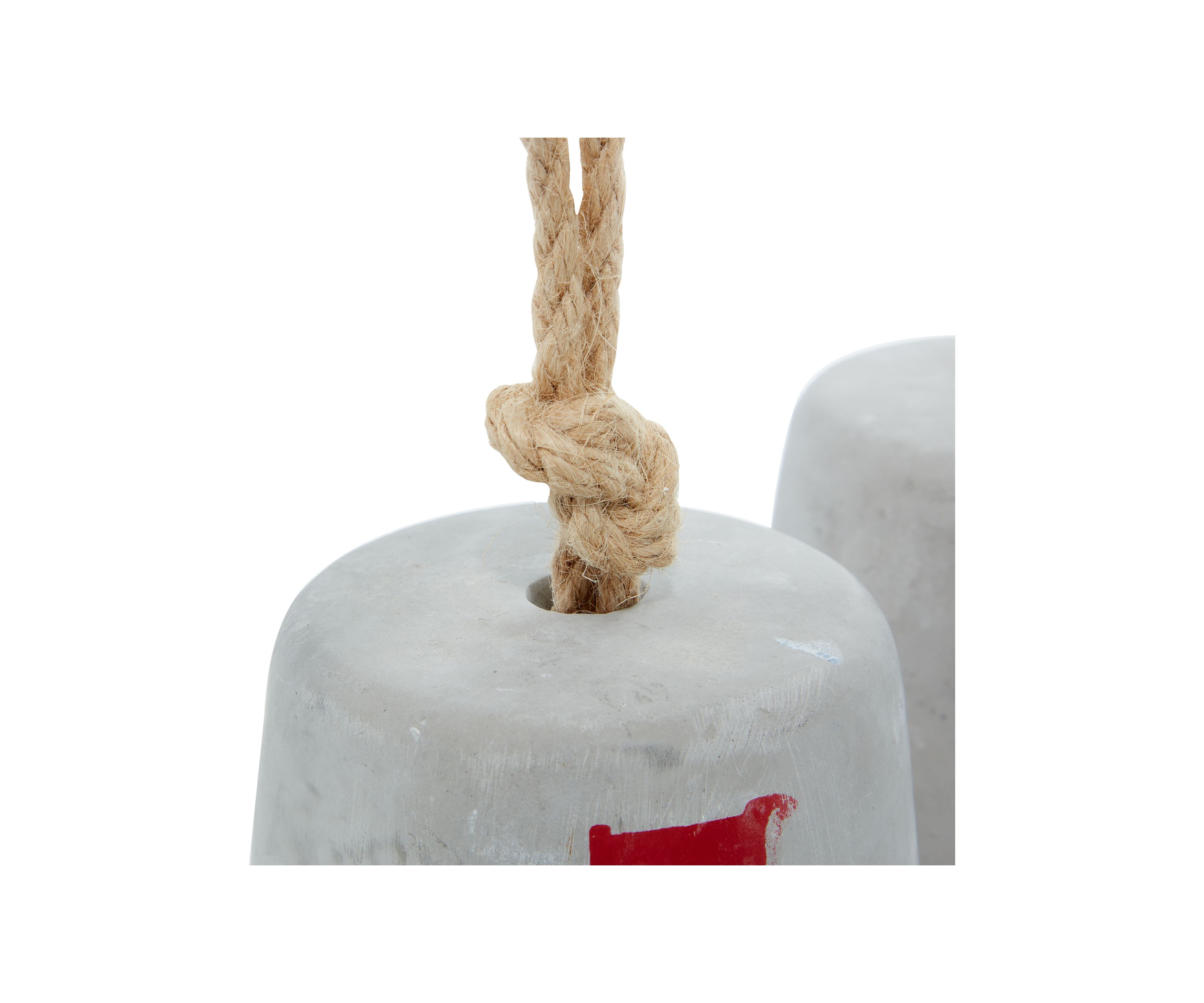 Coastal Cement Stone Sculpture - Set of 2