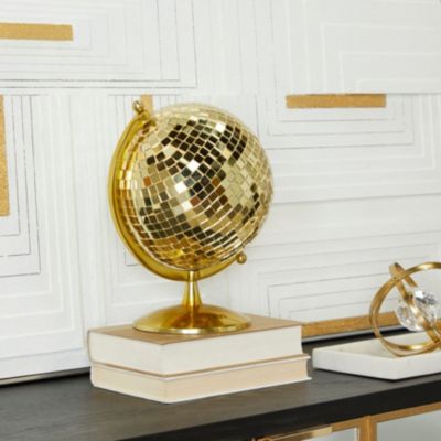 Glam Stainless Steel Metal Globe