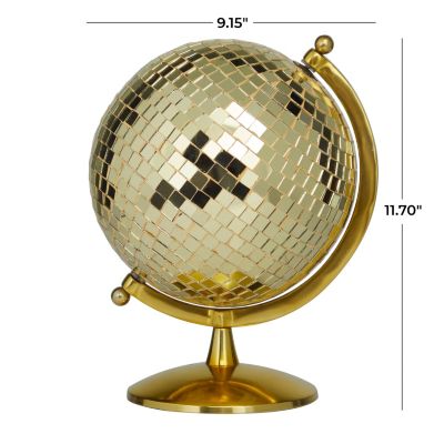 Glam Stainless Steel Metal Globe