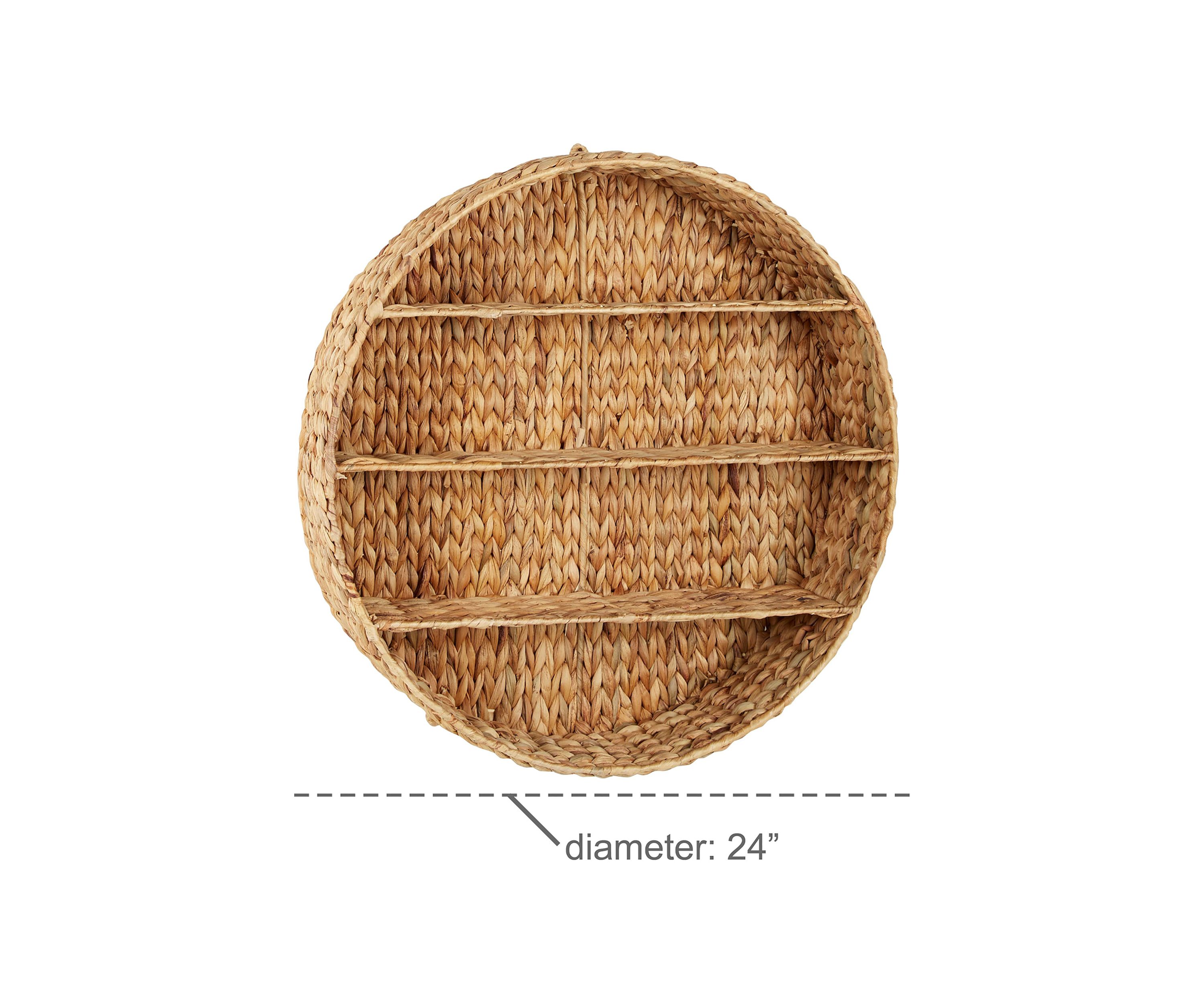 Coastal Dried Plant Wall Shelf