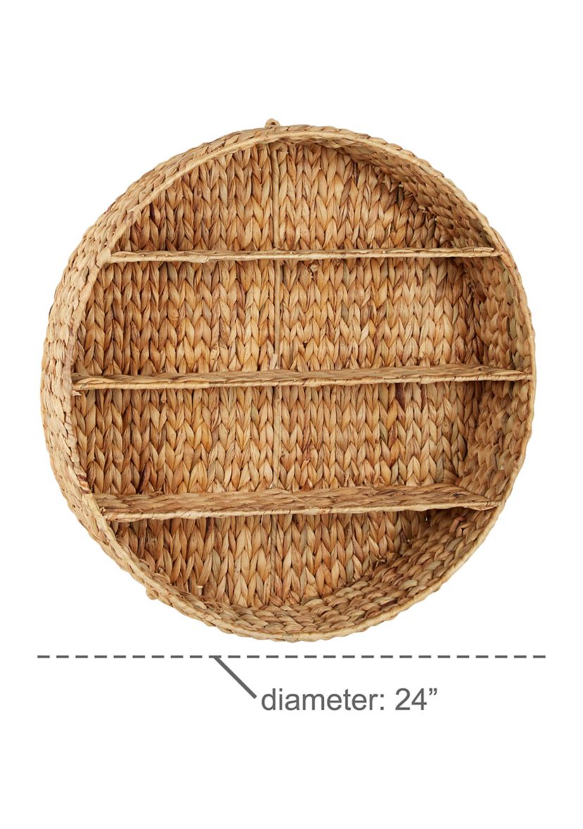Coastal Dried Plant Wall Shelf