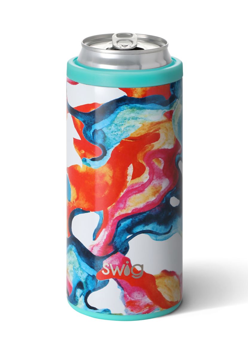 12 Ounce Skinny Can Cooler- Colo Swirl 