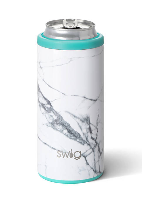 12 Ounce Skinny Can Cooler- Marble Slab