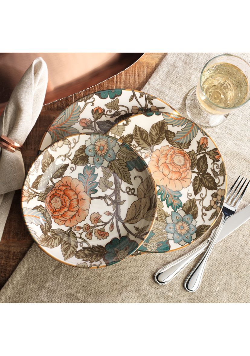 Amadora Garden Floral 12-Piece Dinnerware Set