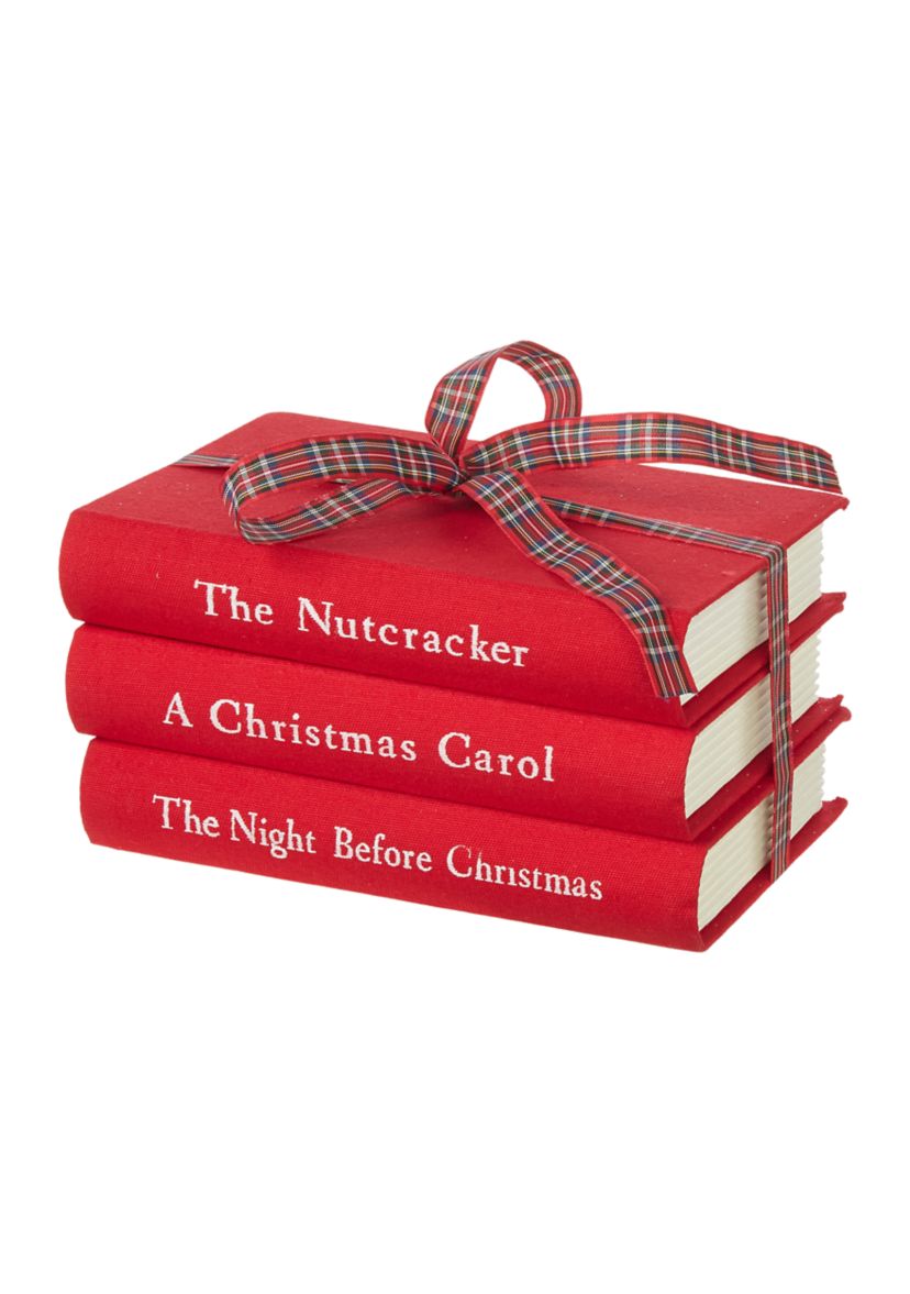 Red Book Stack Figurine