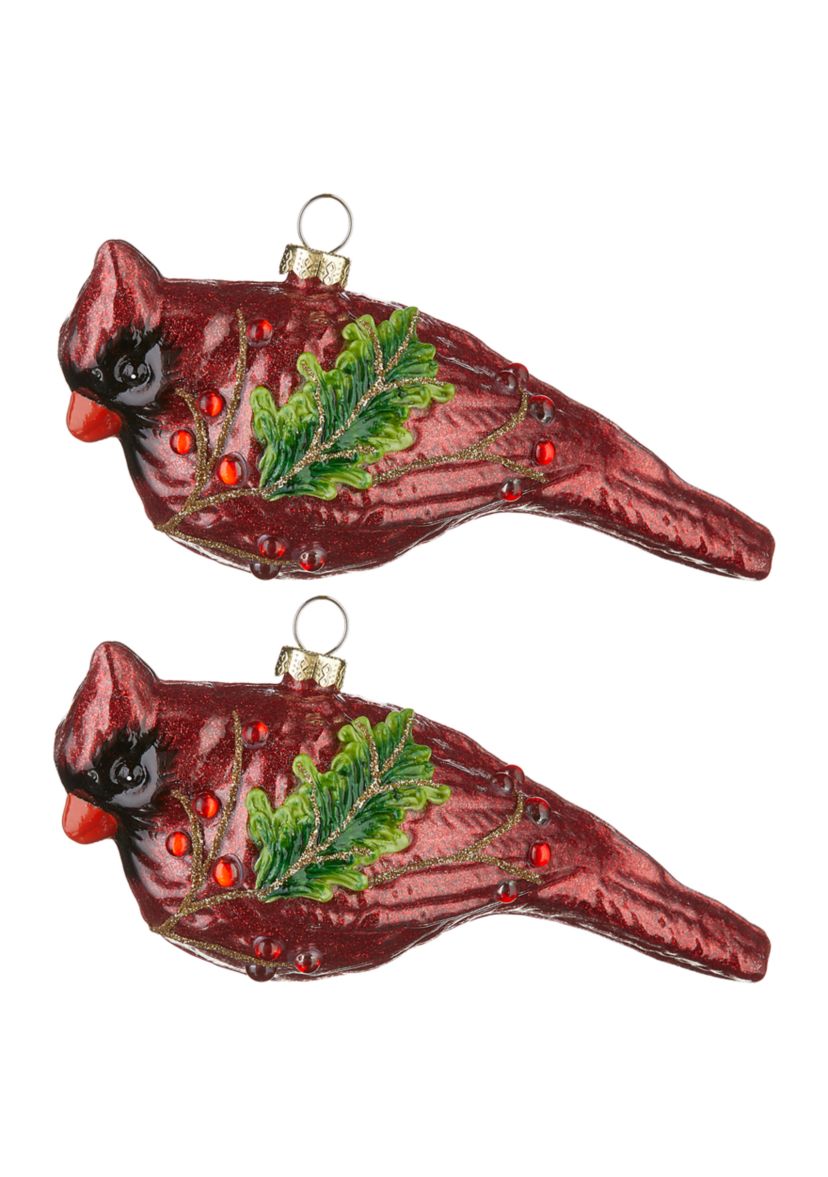 Cardinal Ornament - 2 Pack