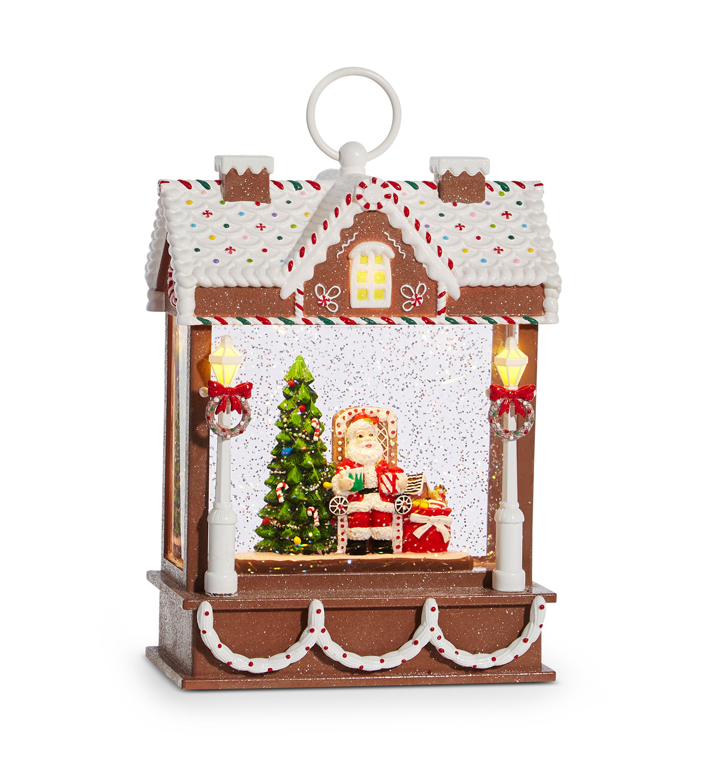 Gingerbread Santa Water Lantern
