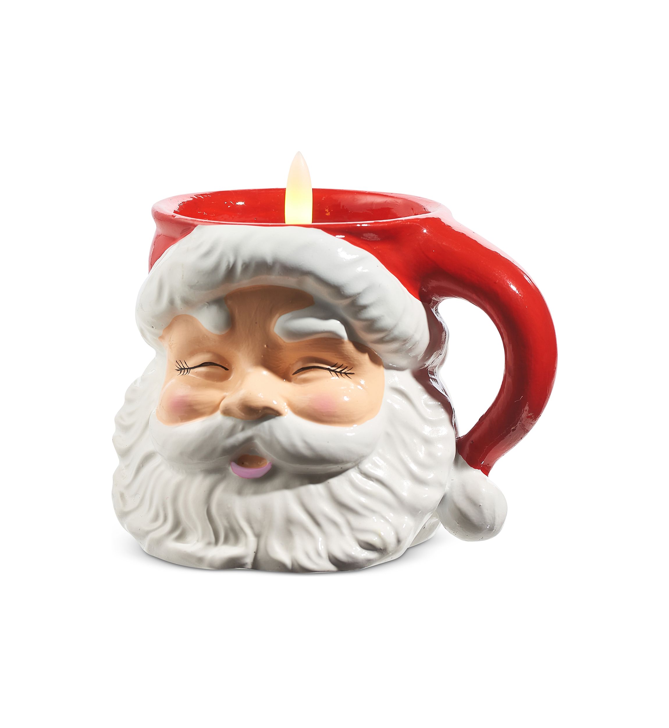 Santa Mug Candle