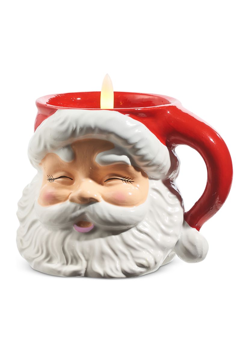 Santa Mug Candle