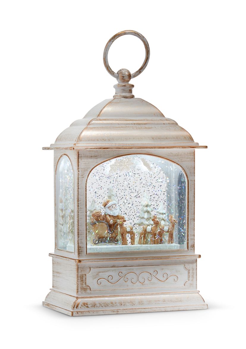 Santa Reindeer Water Lantern