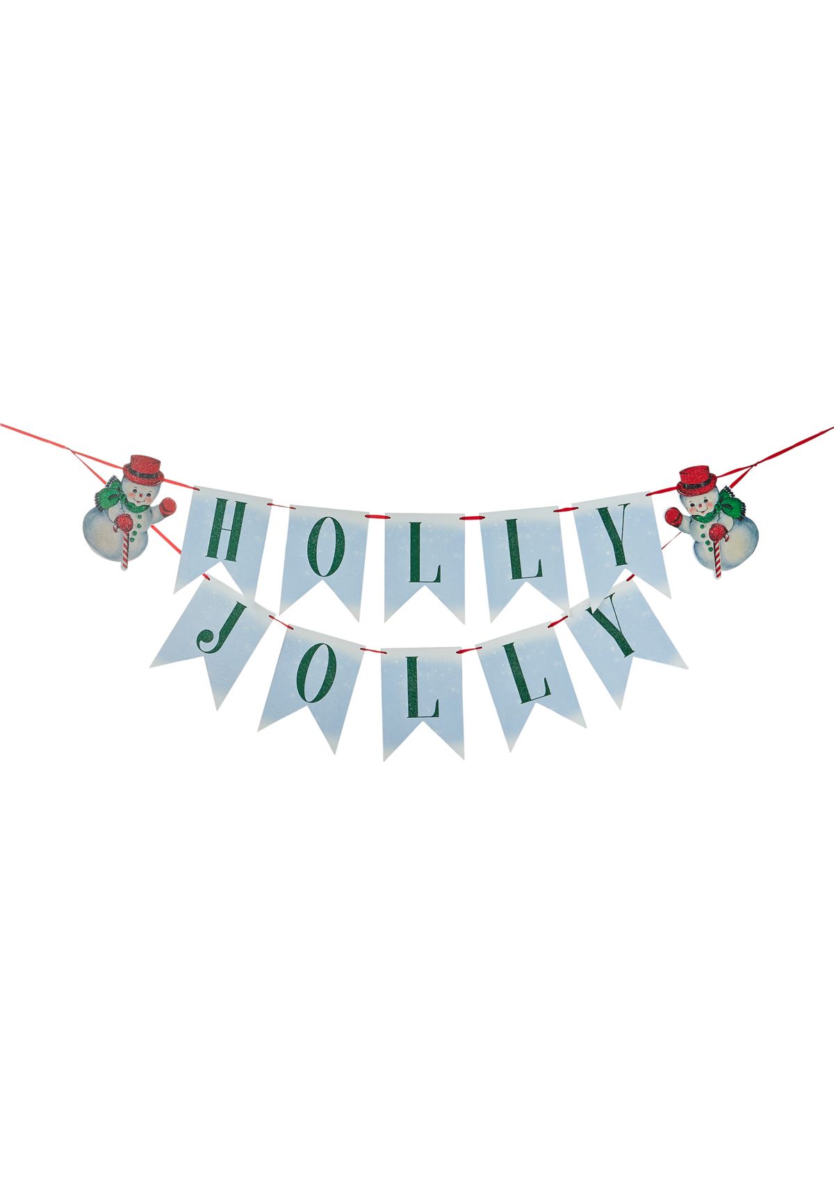 Holly Jolly Snowman Garland