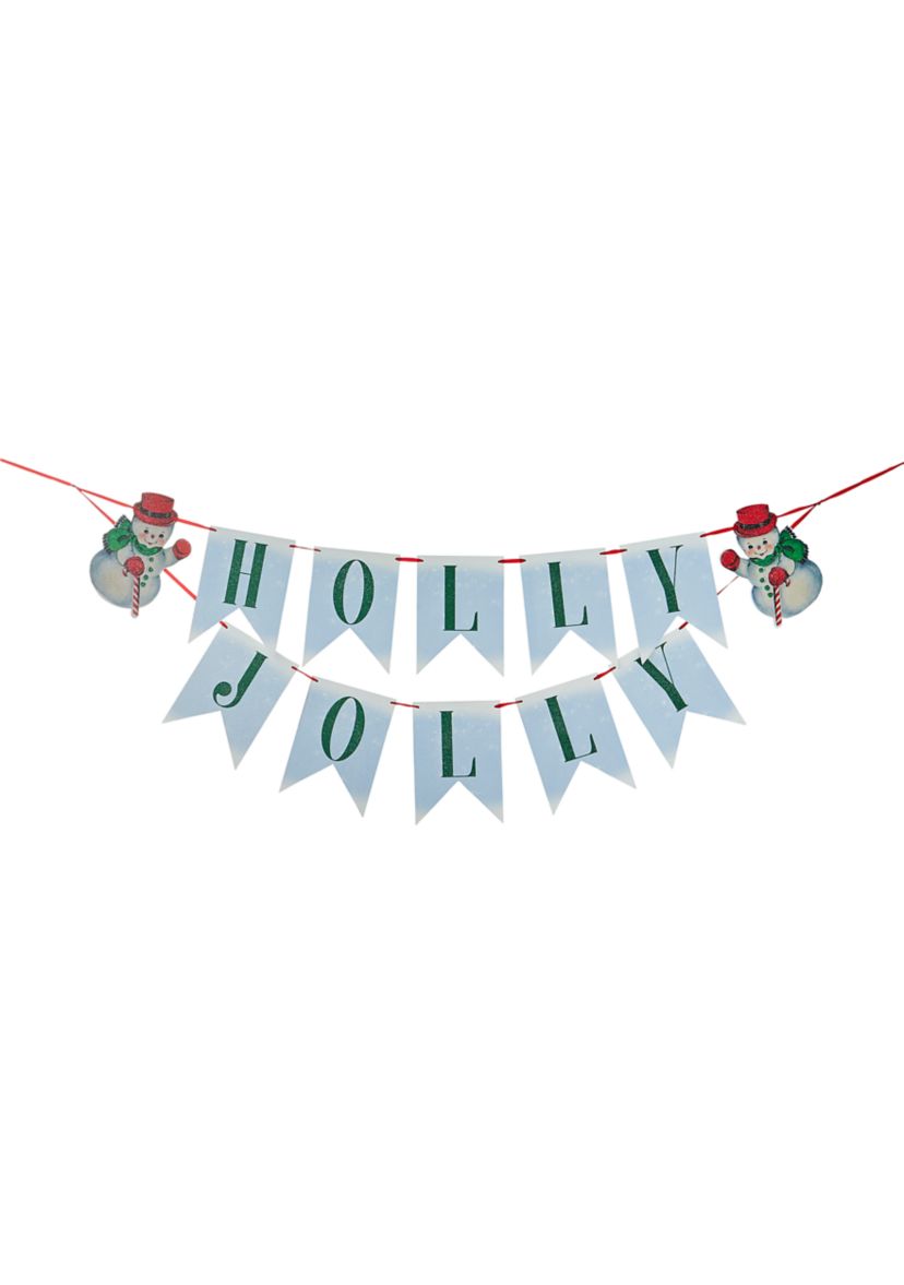 Holly Jolly Snowman Garland