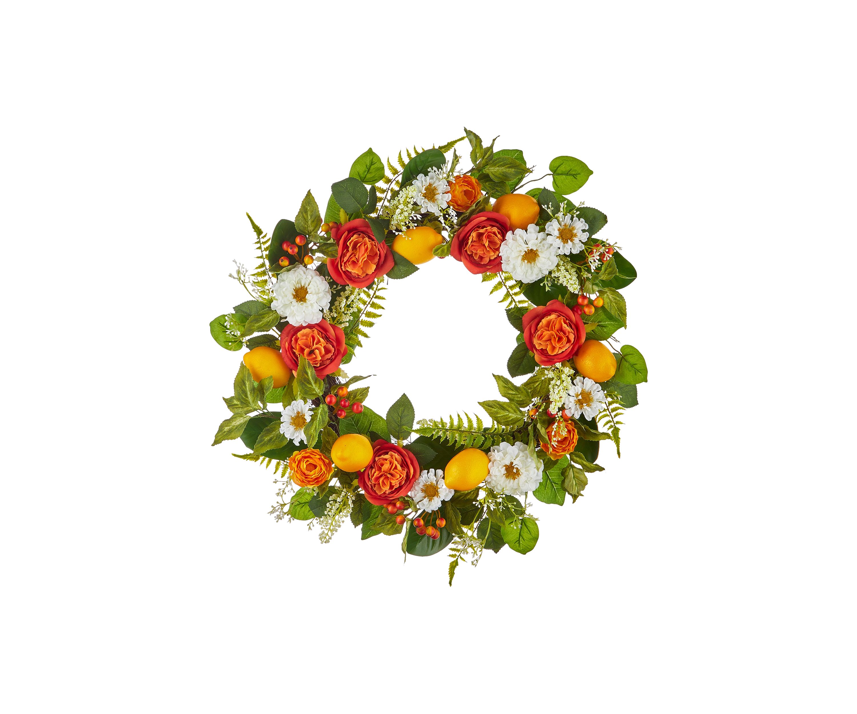 Floral Lemon Wreath