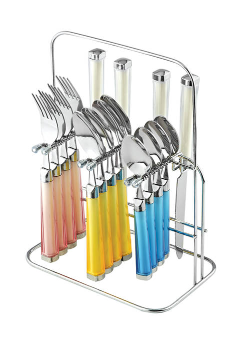 16-Pieces Flatware Set with Caddy