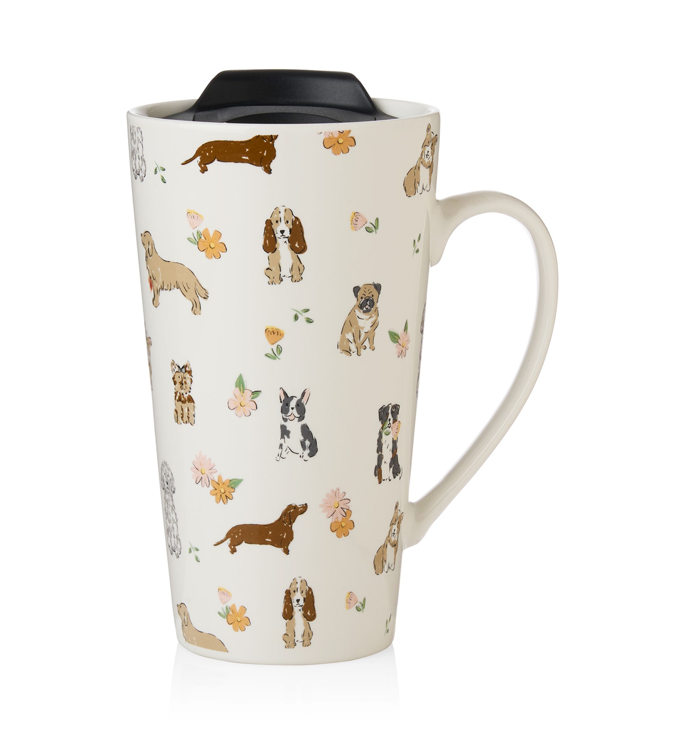 Spring Dogs Travel Mug
