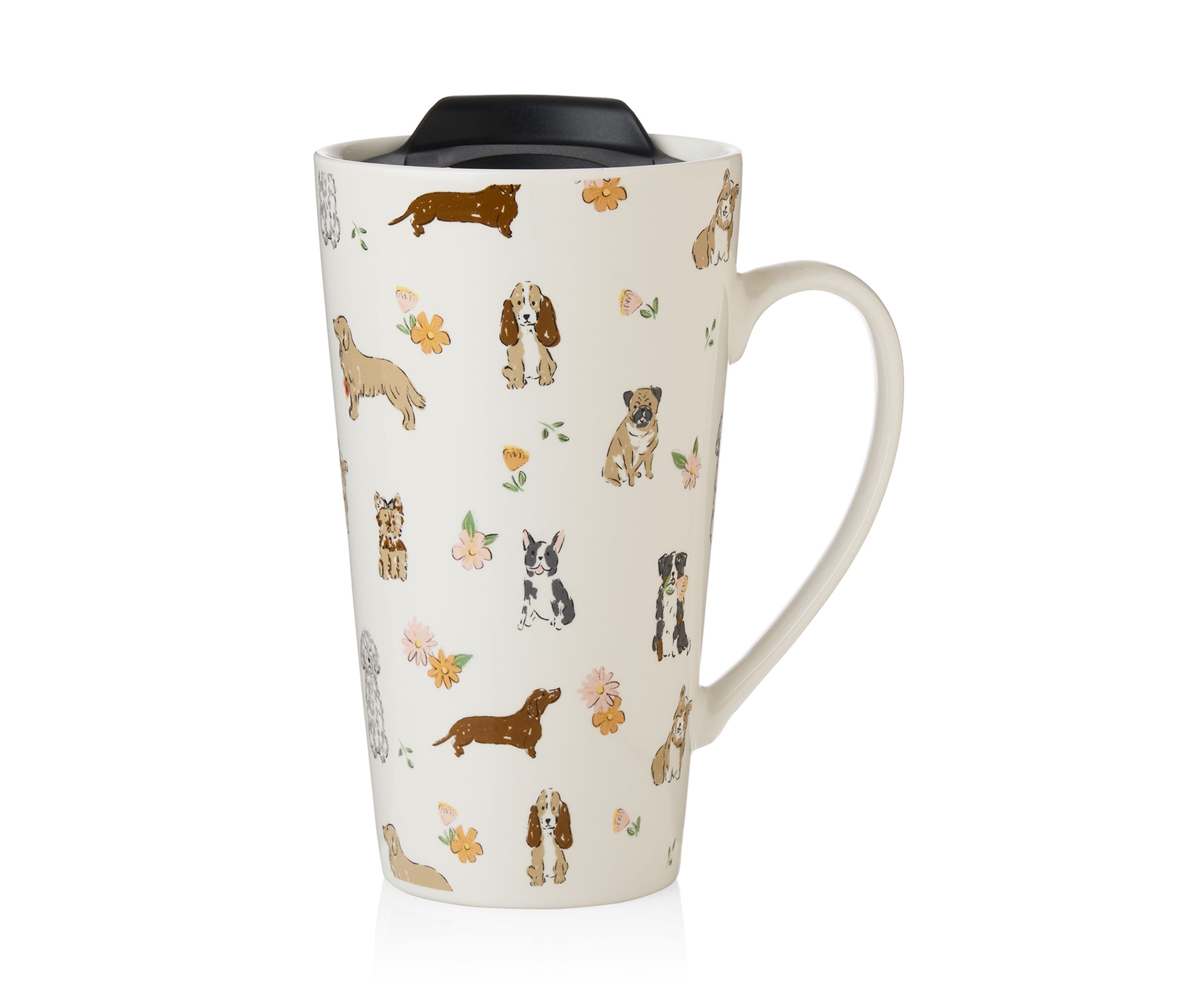 Spring Dogs Travel Mug
