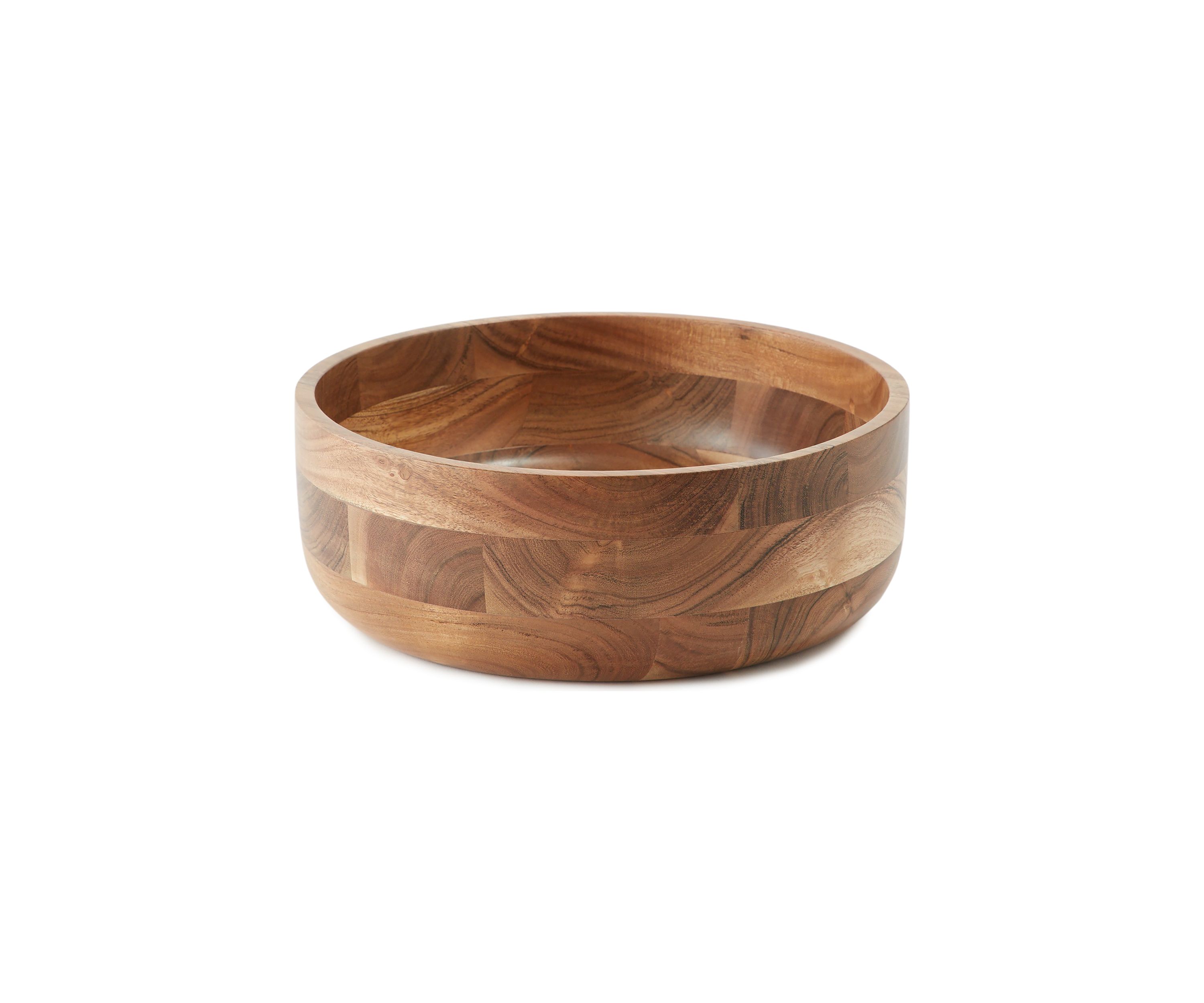 Wood Salad Serving Bowl