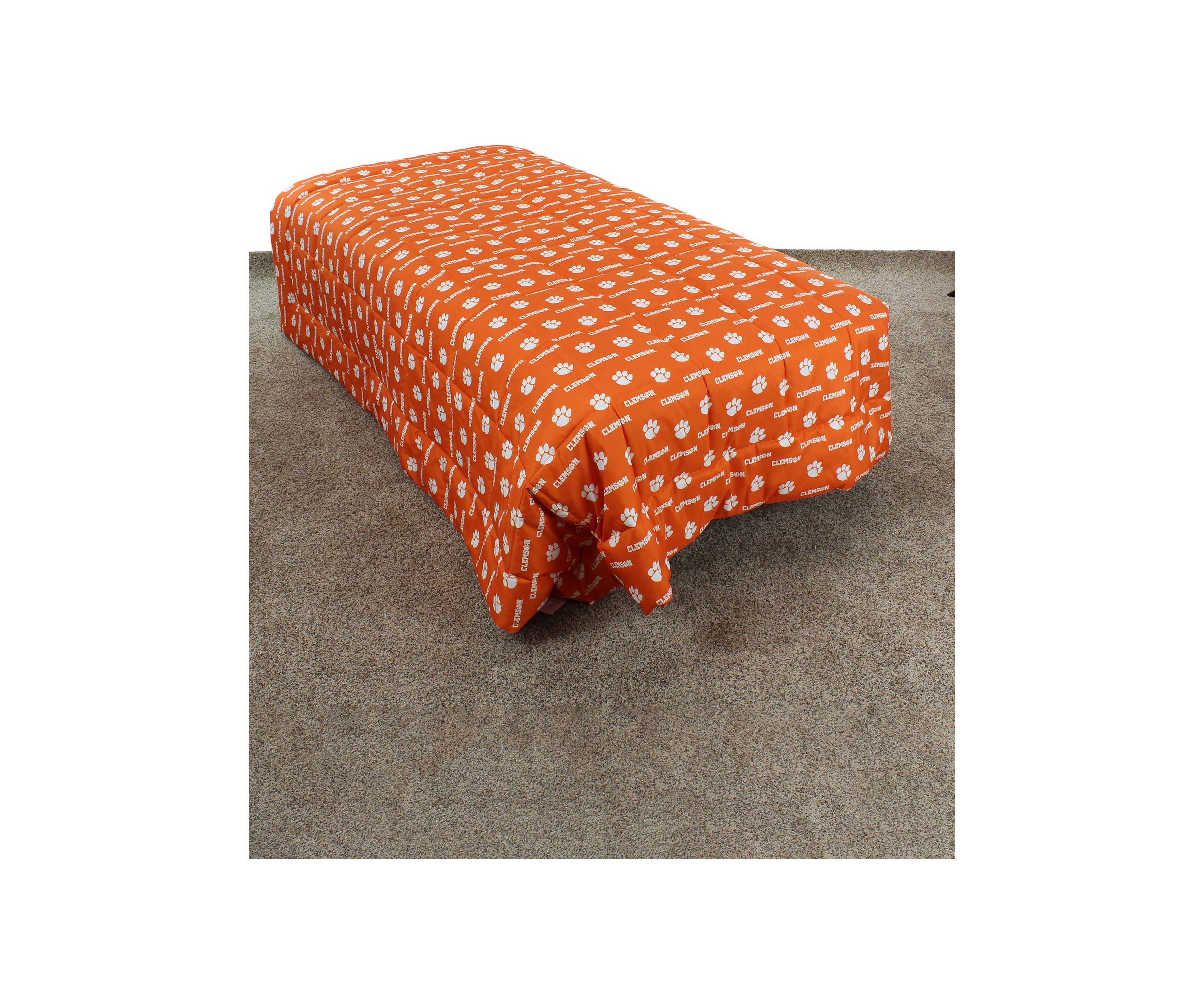NCAA Clemson Tigers Reversible Comforter Set