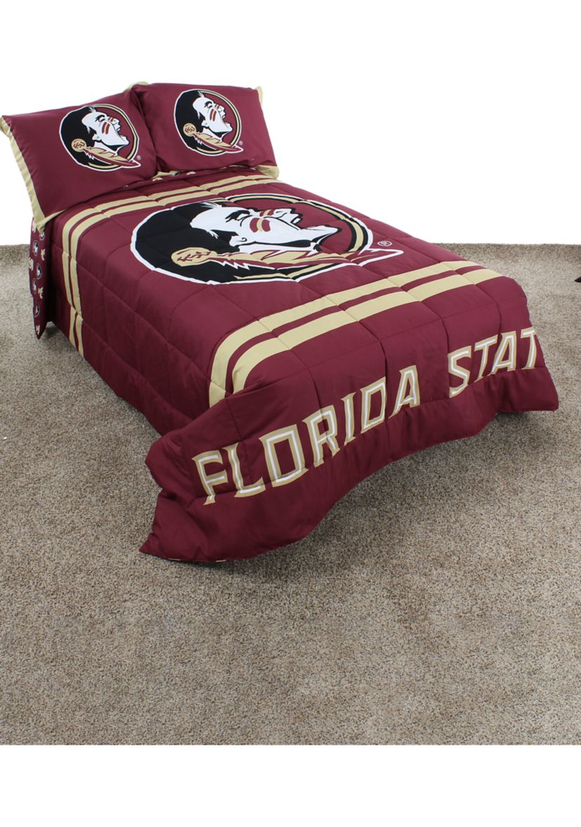 NCAA Florida State Seminoles Reversible Comforter Set