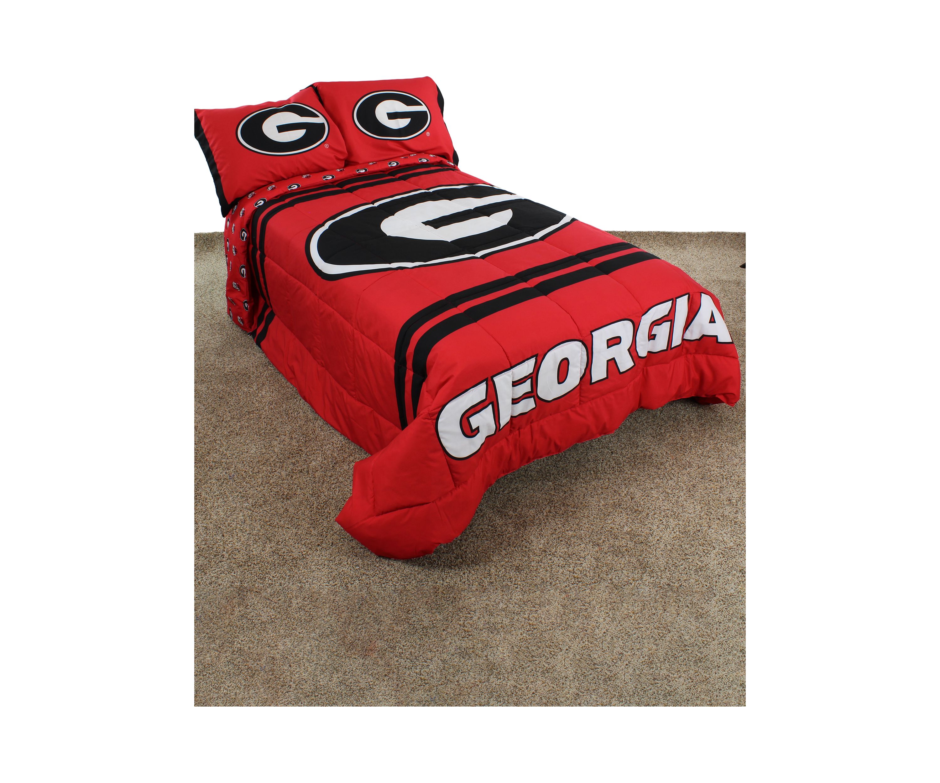 NCAA Georgia Bulldogs Reversible Comforter Set