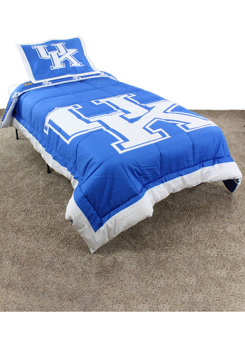 NCAA Kentucky Wildcats Reversible Comforter Set