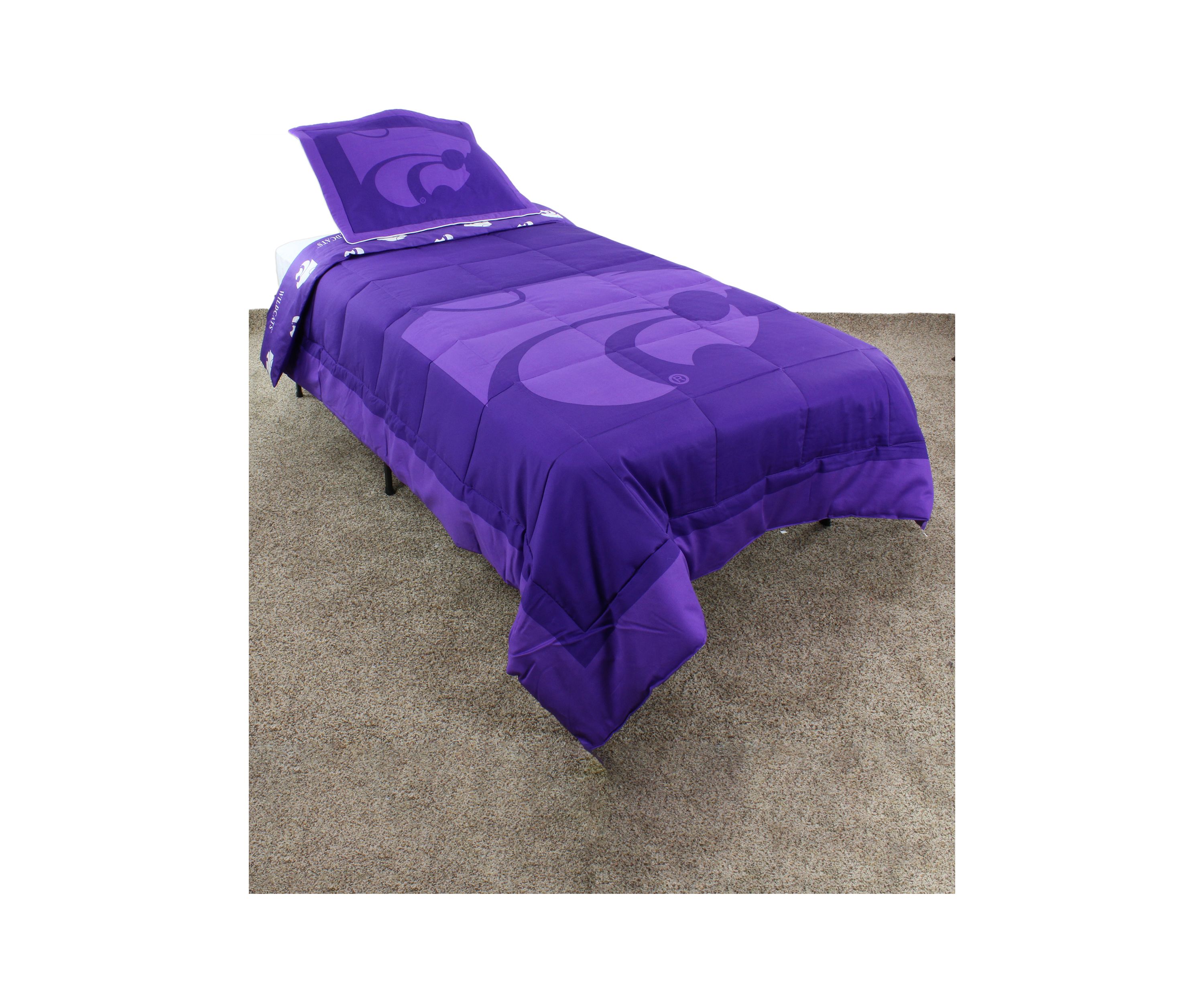 NCAA Kansas State Wildcats Reversible Comforter Set