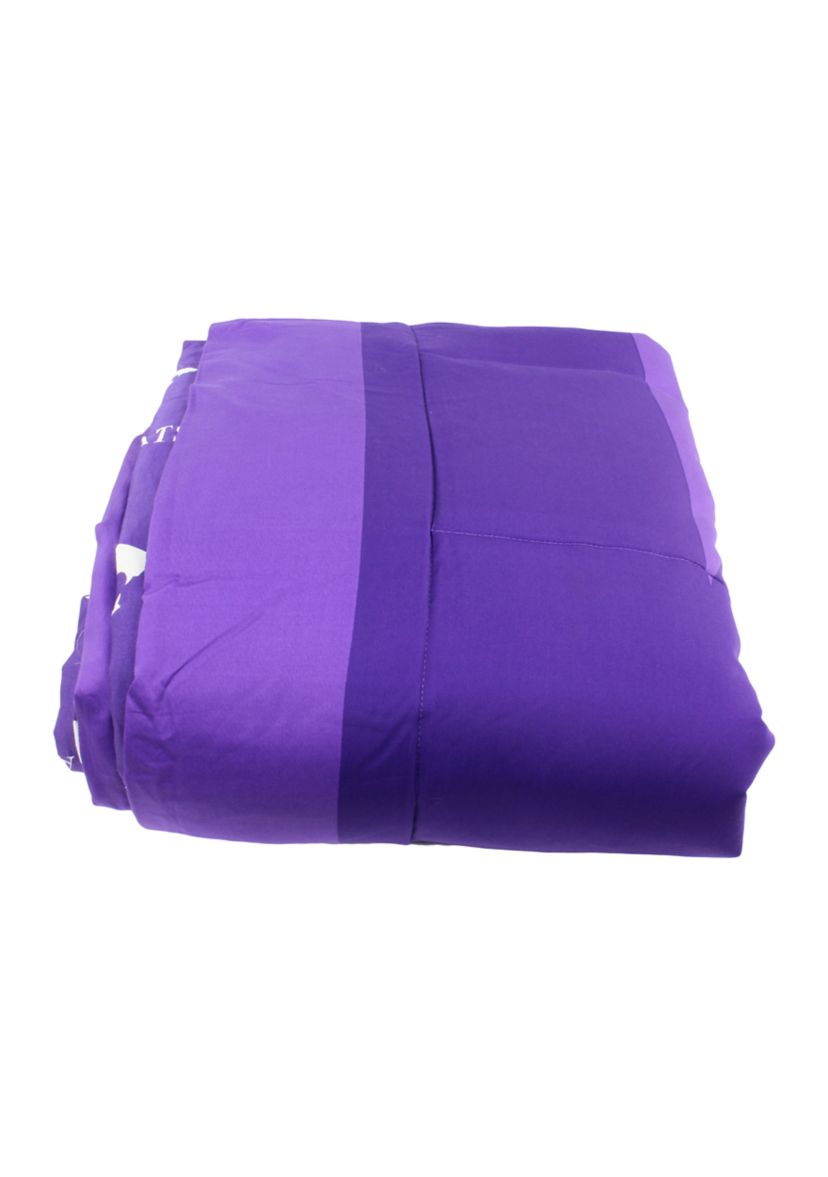 NCAA Kansas State Wildcats Reversible Comforter Set