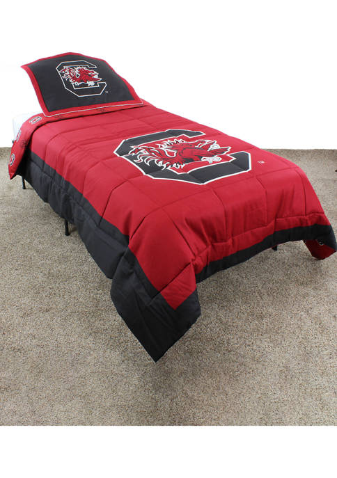 NCAA South Carolina Gamecocks Reversible Comforter Set
