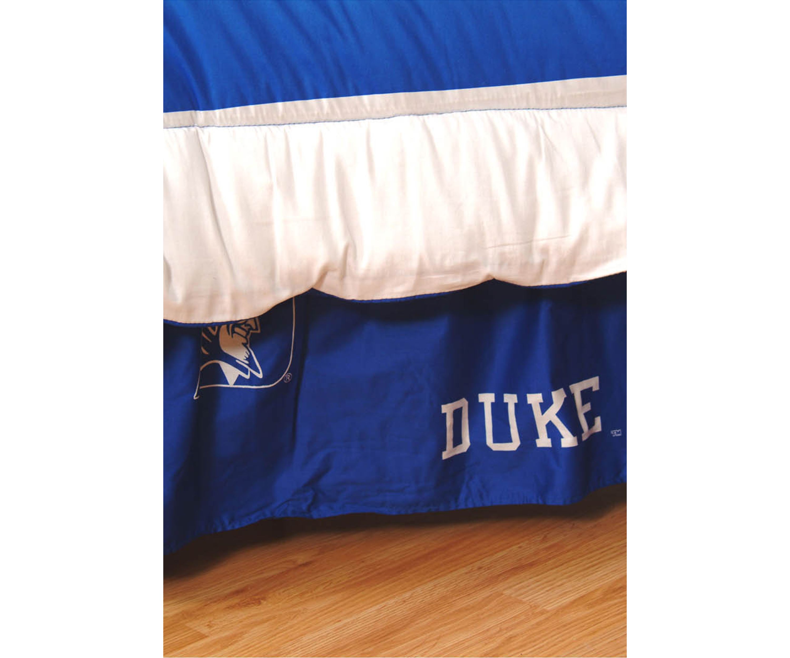 NCAA Duke Blue Devils Printed Dust Ruffle