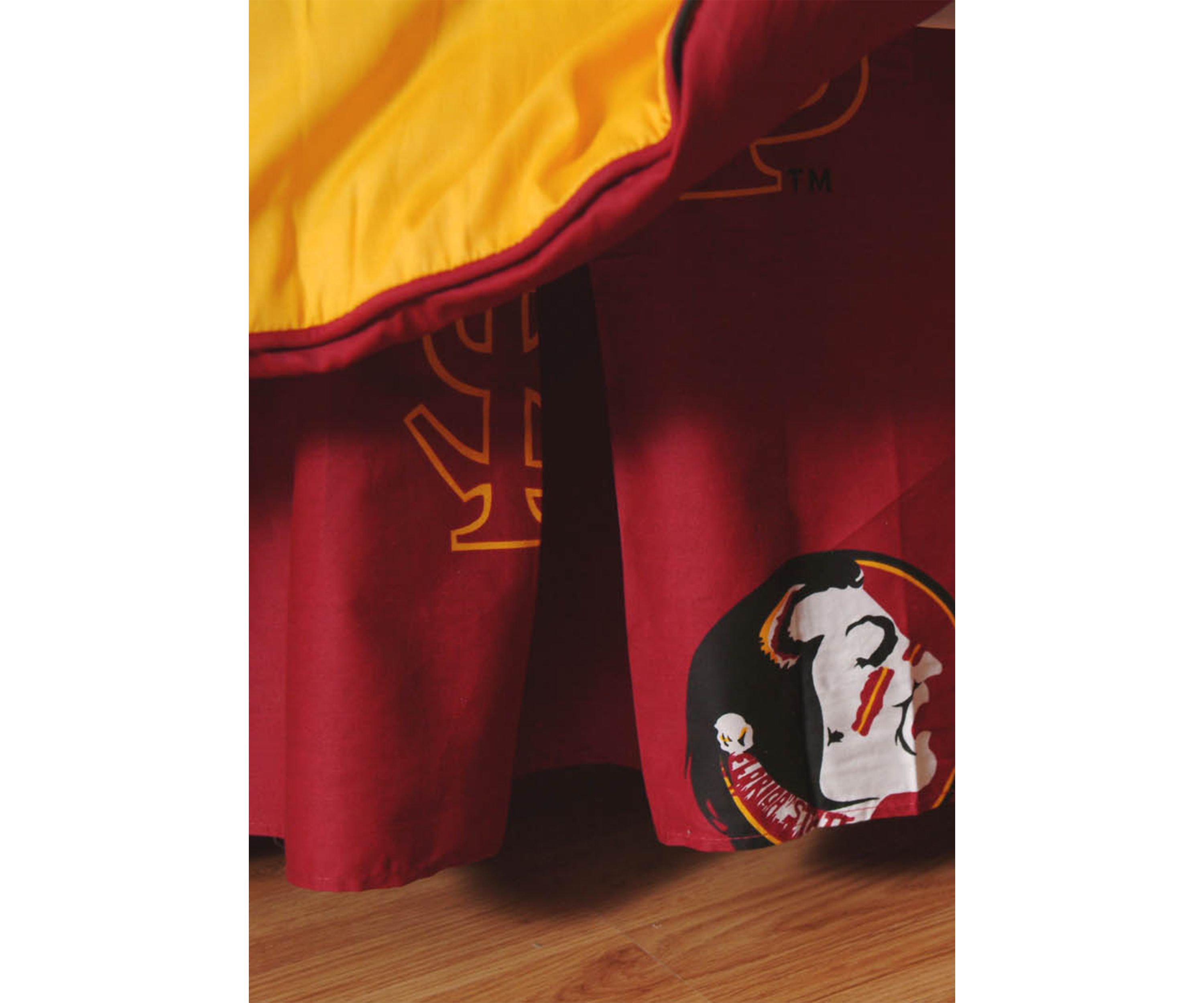 NCAA Florida State Seminoles Printed Dust Ruffle